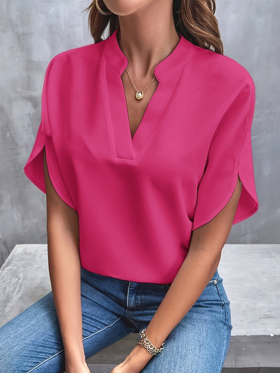 Lena | Luxe V-Neck Blouse