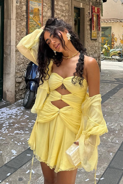 Sarah | Gleam Mini Dress