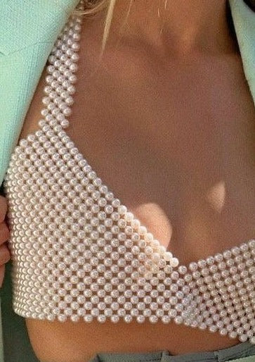 Mireille | Pearl Crop Top
