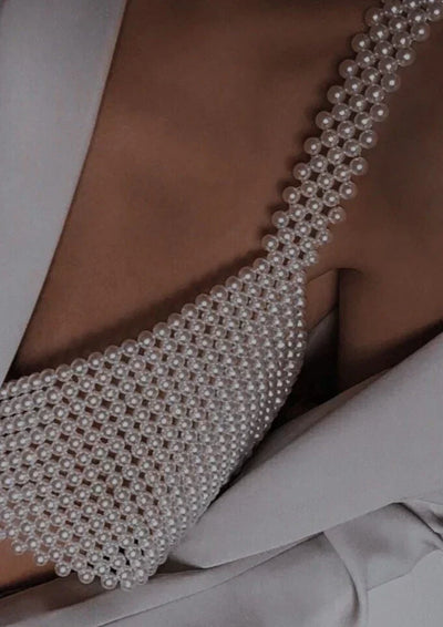 Mireille | Pearl Crop Top