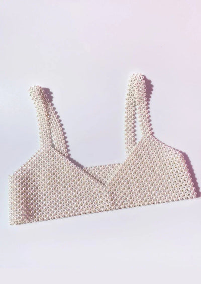 Mireille | Pearl Crop Top