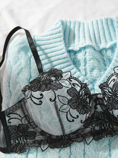 Flora™ – Chic Floral Lingerie – Sexy Lingerie Set
