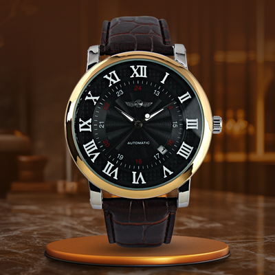 Luxurious Automatic Leather Watch