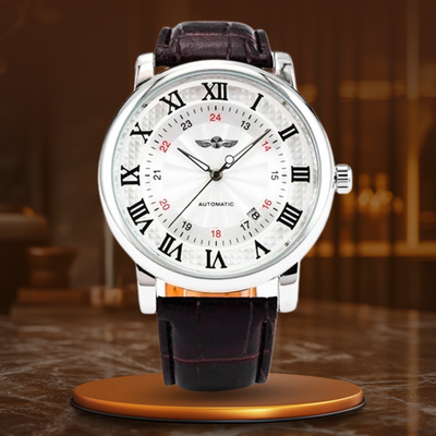Luxurious Automatic Leather Watch