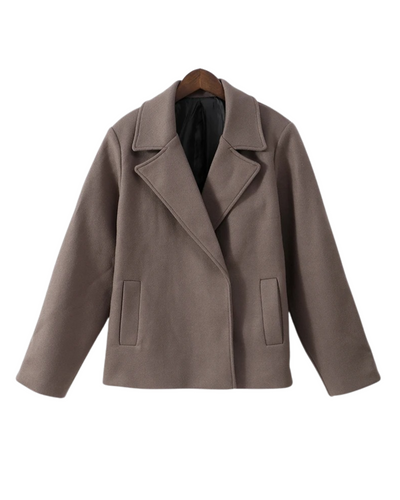 Tessa - Wool Coat With Lapels