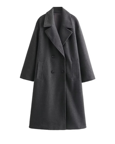 Ava - Chic Long Coat Jacket