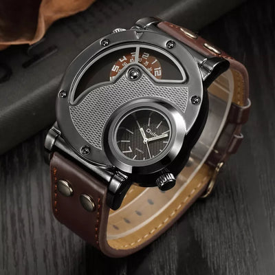Luxurious Dual Time Watch