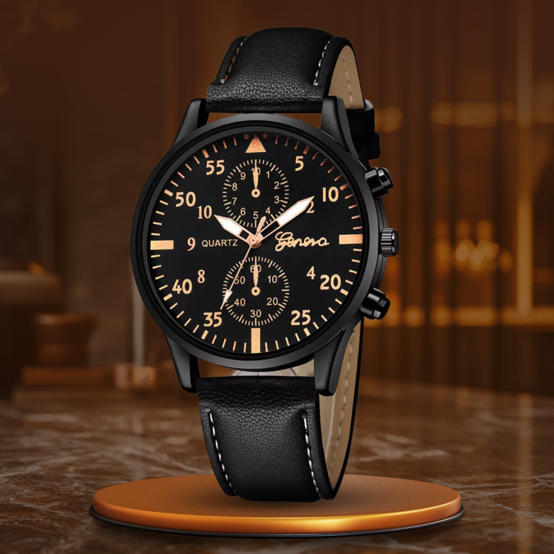 Elegant 4-piece Fashion Watch
