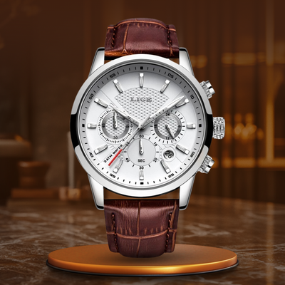 Modern Military Leather Watch