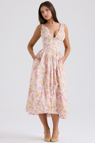 Marissa | Elegant Summer Midi Dress