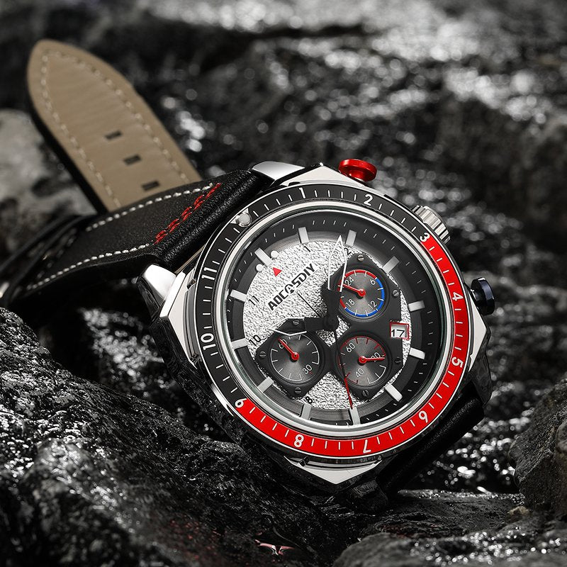 Luxurious sports chronograph watch