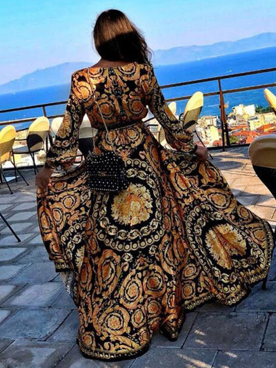 Boho Printed Dress