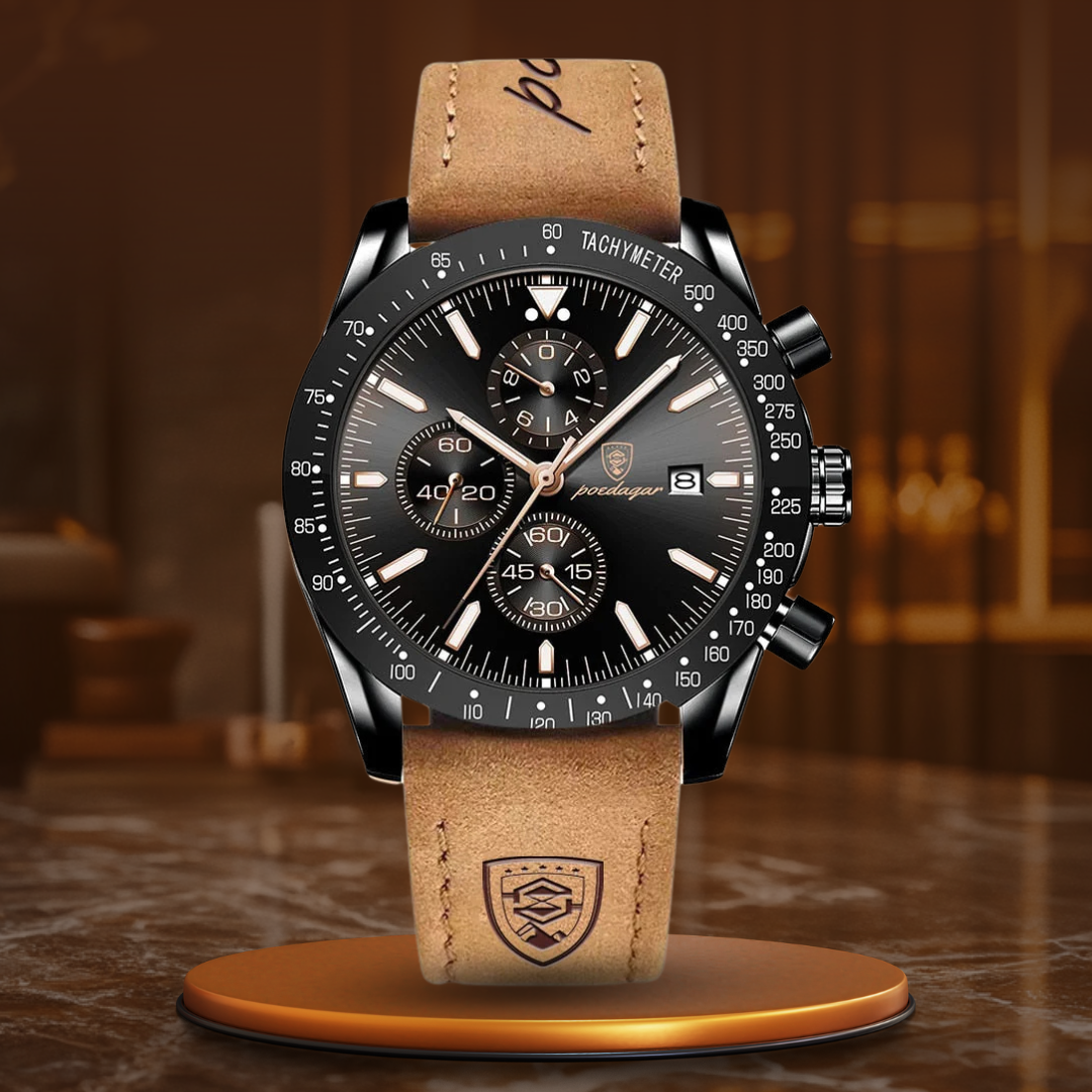 Chronograph Watch with Radiant Date