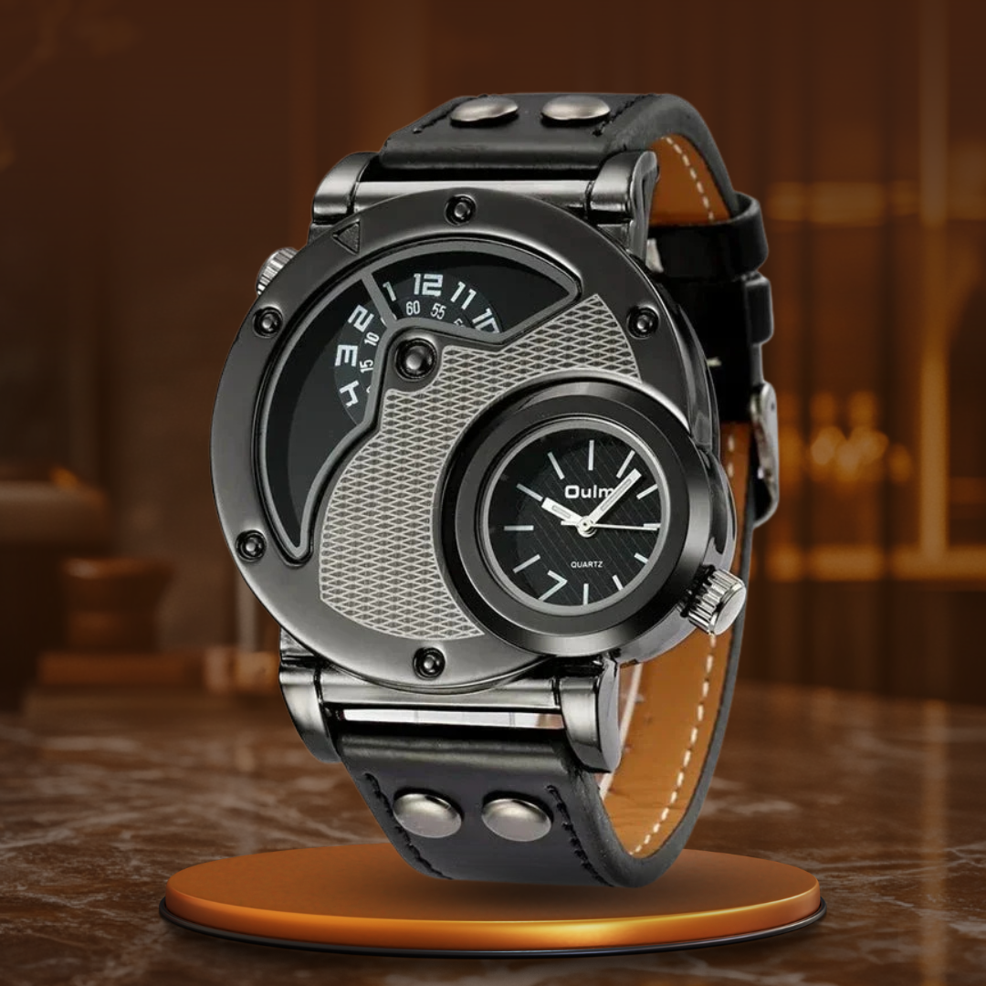Luxurious Dual Time Watch