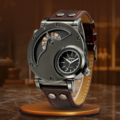 Luxurious Dual Time Watch