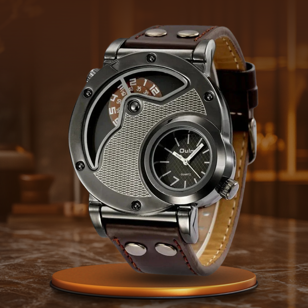 Luxurious Dual Time Watch