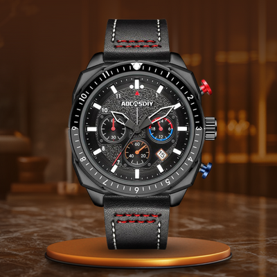 Luxurious sports chronograph watch