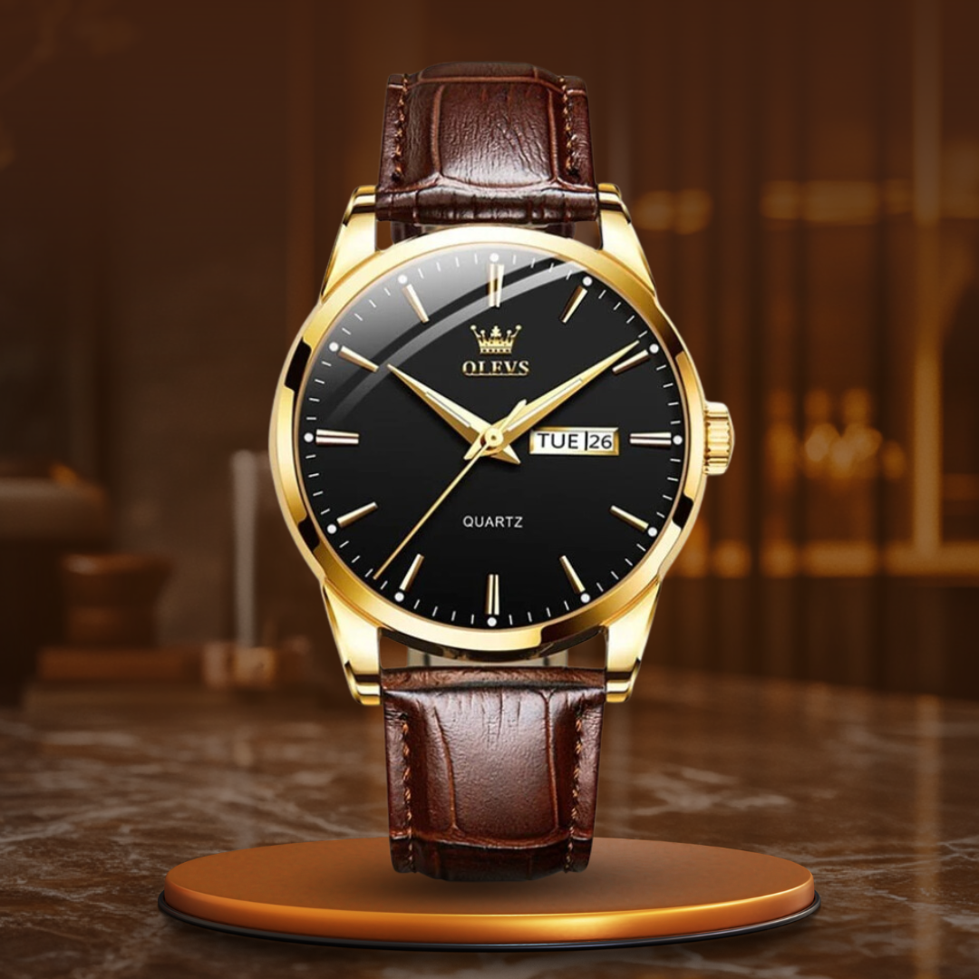 Luxurious Leather Business Watch