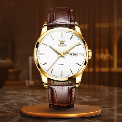 Luxurious Leather Business Watch