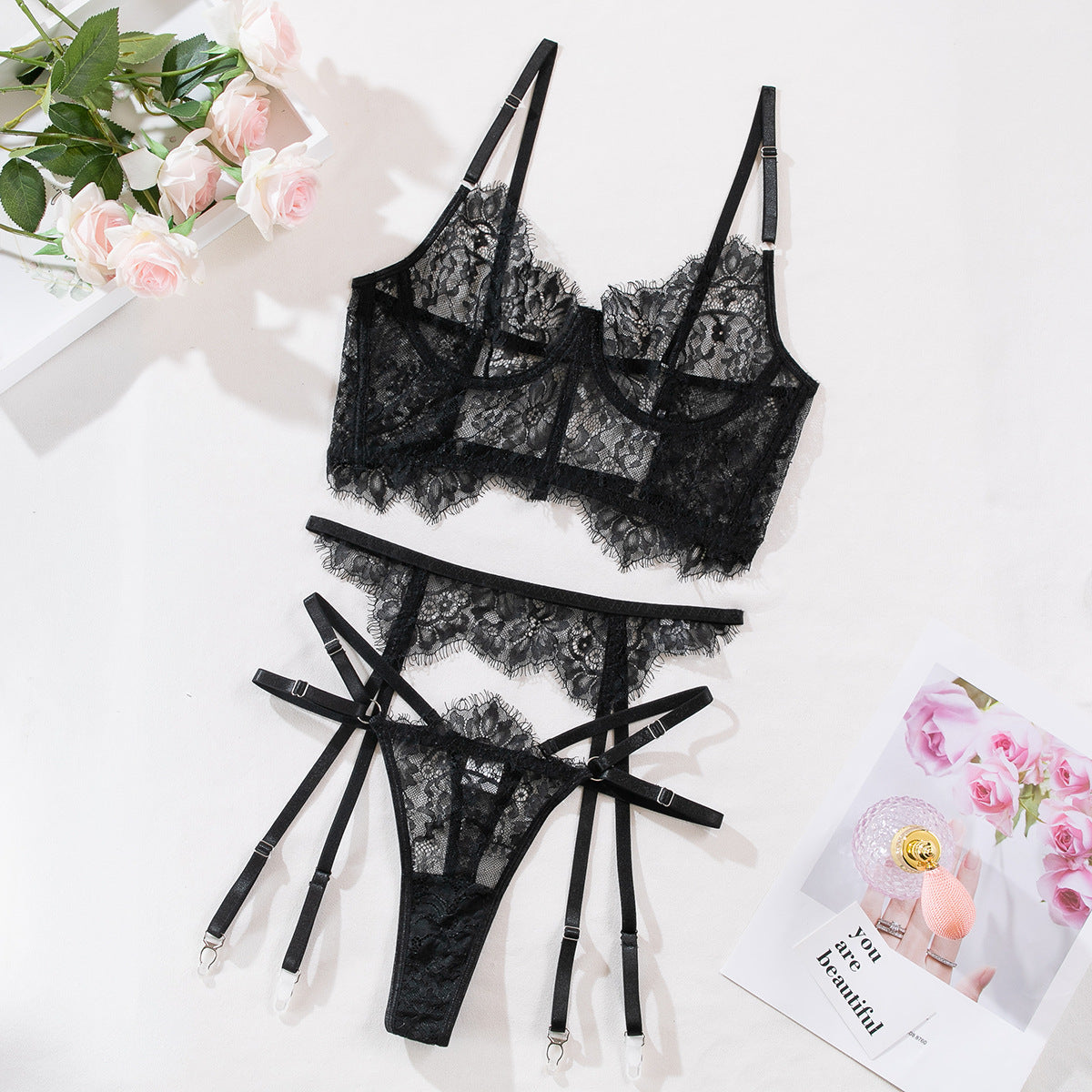 Cindy™ – Black Lingerie Set