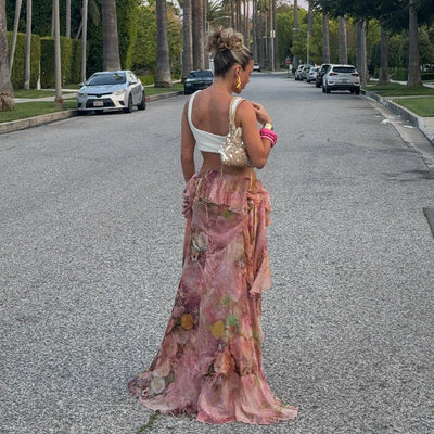 Monica | Bloom Ruffled Skirt