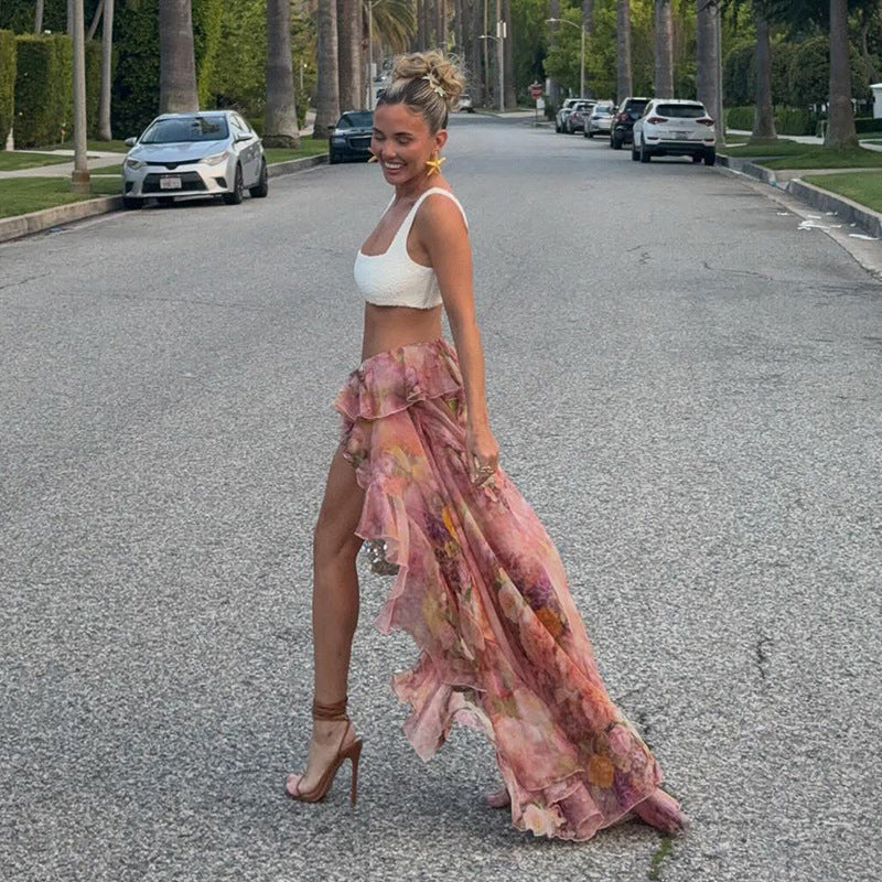 Monica | Bloom Ruffled Skirt