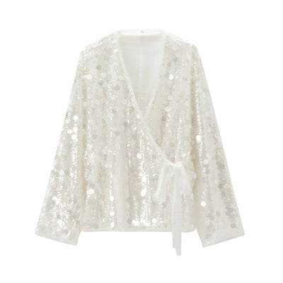 Sable | Luxe Sequin Blouse