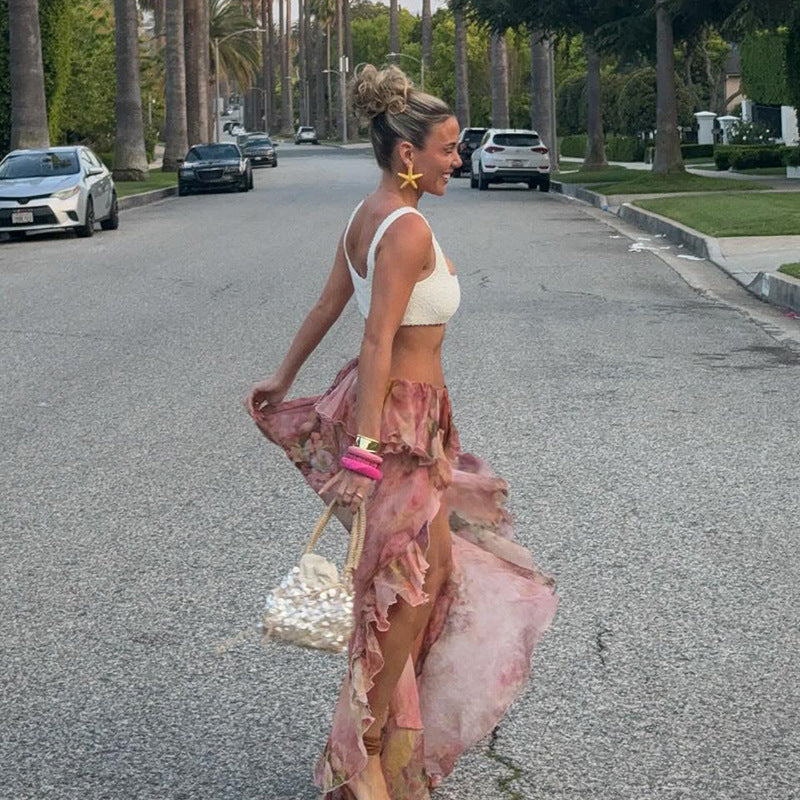 Monica | Bloom Ruffled Skirt
