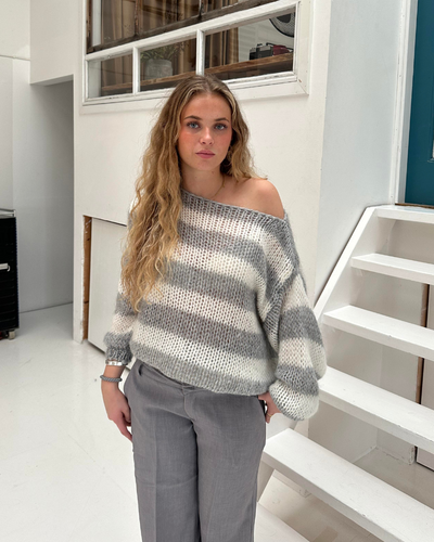 Louisa L Knitted Striped Sweater