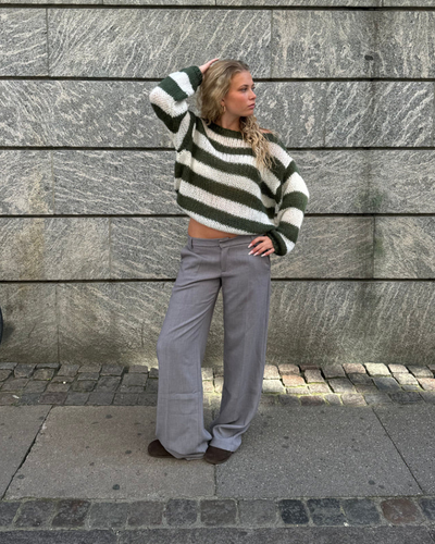 Louisa L Knitted Striped Sweater