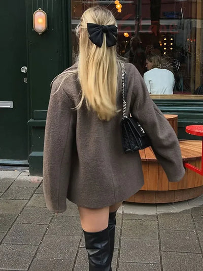 Tessa - Wool Coat With Lapels