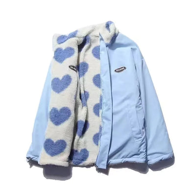 Baciodeluxe️ - Double-Sided Heart Coat - Unique Collection