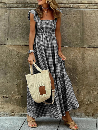 Livia - Plaid Spring Dress