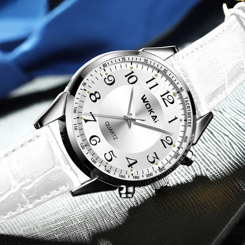 Sporty Casual White Watch