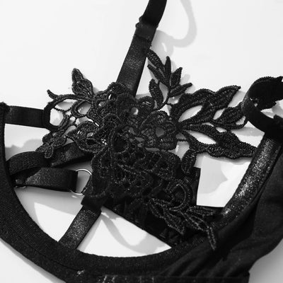 Elena - 3-Piece French Lingerie Set
