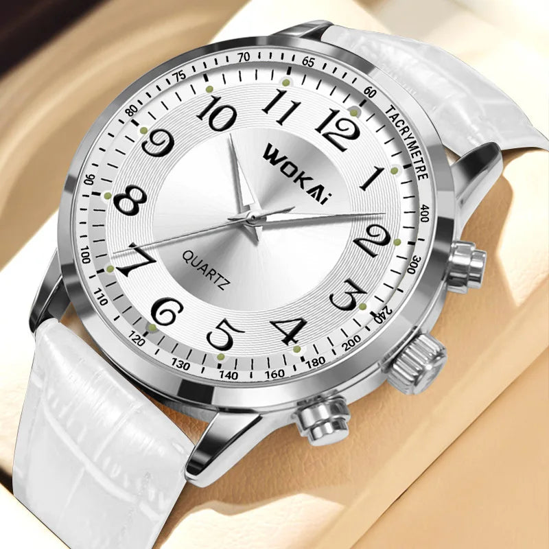 Sporty Casual White Watch