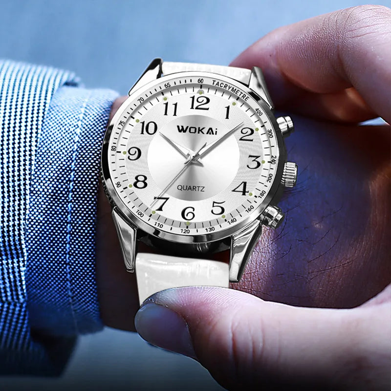 Sporty Casual White Watch
