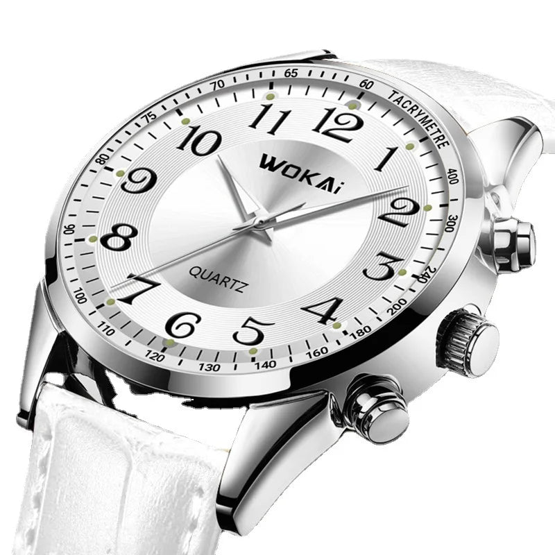 Sporty Casual White Watch