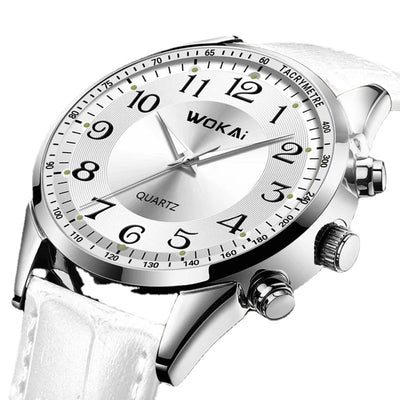 Sporty Casual White Watch