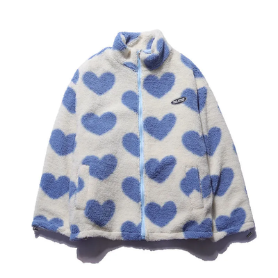 Baciodeluxe️ - Double-Sided Heart Coat - Unique Collection