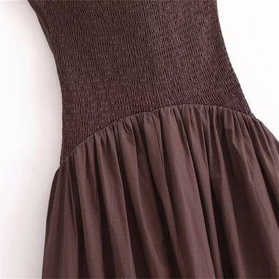 Jackie™ - Rose Detail Halter Dress