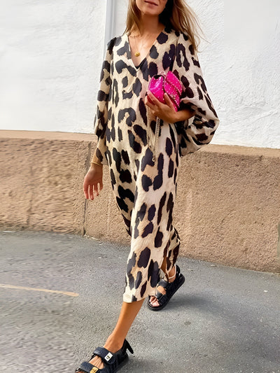 Silvie | Leopard Print Dress for Bold Femininity