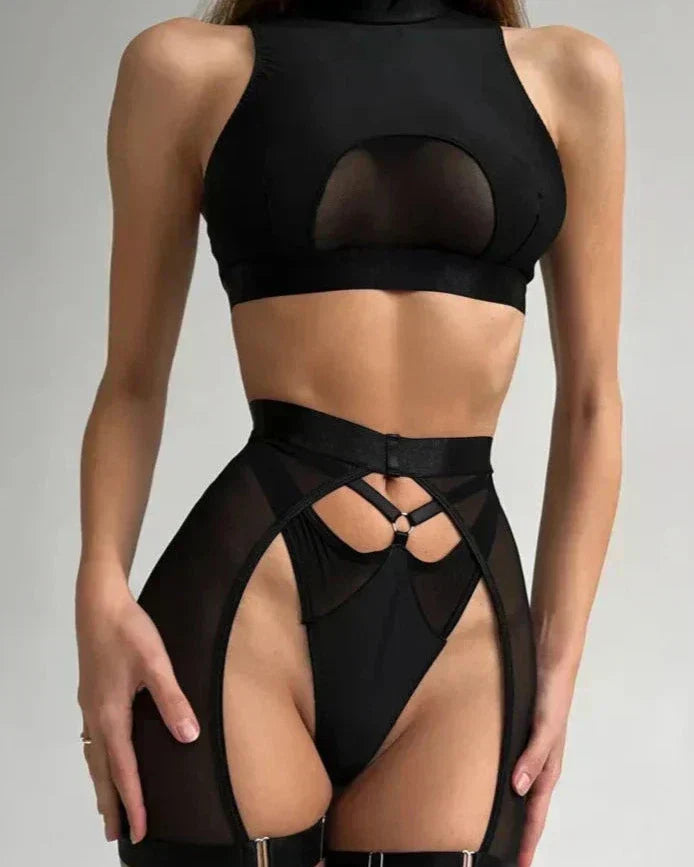 Haylie™ – 3-Piece Vest Top Lingerie