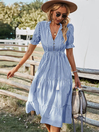 Bernice™ - Classic Striped Dress