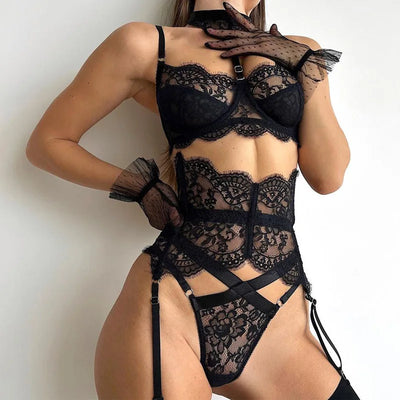 Allure™ – Lace Bodysuit with Straps