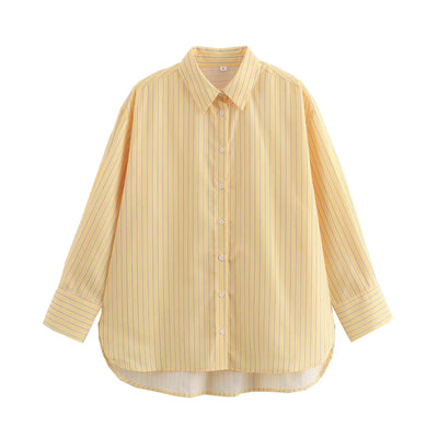 Renata | Striped Oversized Casual Shirt