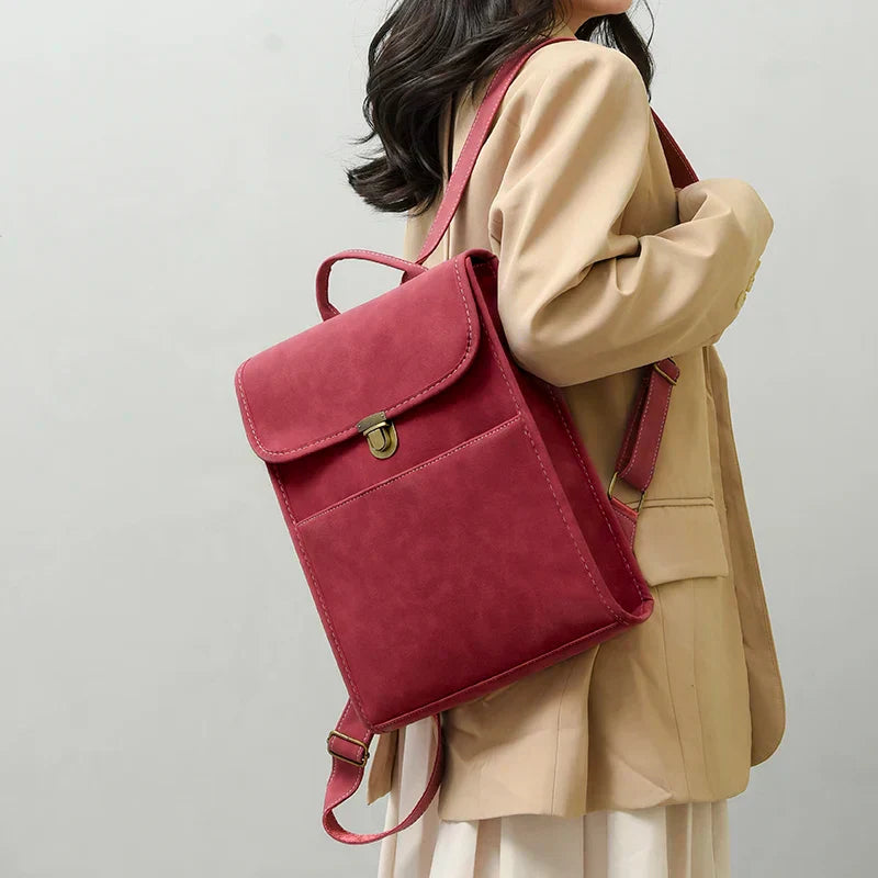 Abby - Suede Backpack