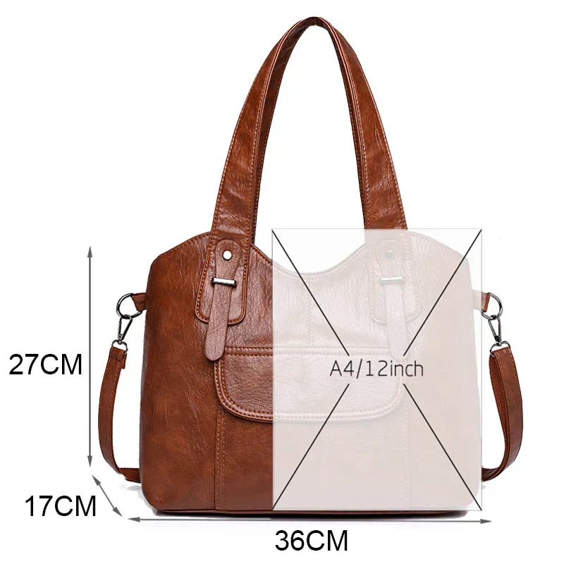Lea - Handbag With Multiple Pockets