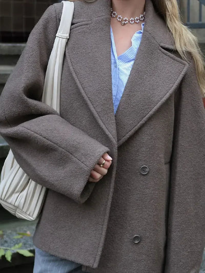Tessa - Wool Coat With Lapels