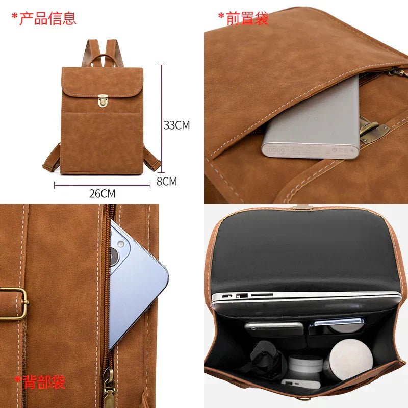 Abby - Suede Backpack